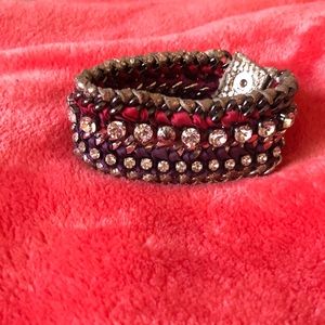 Henri Bendel Cuff bracelet with crystals